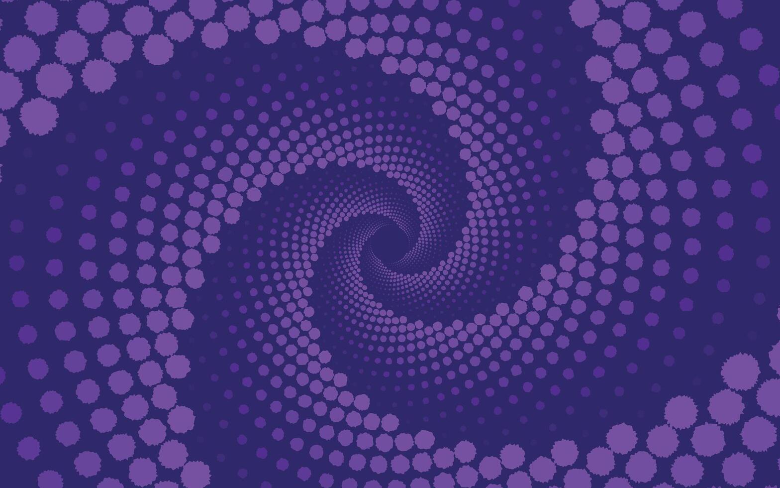 Abstract background with spiral dots vector
