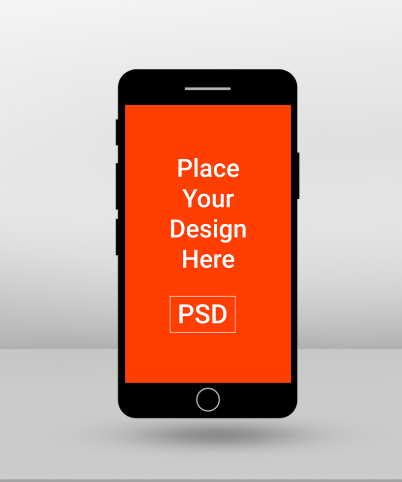Smartphone Display Screen Device Mockup Template psd