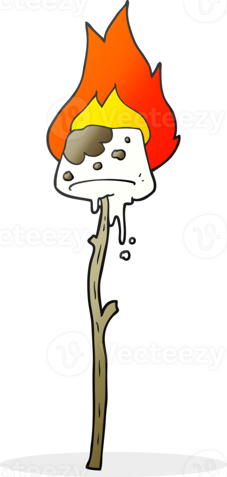 hand drawn cartoon marshmallow png