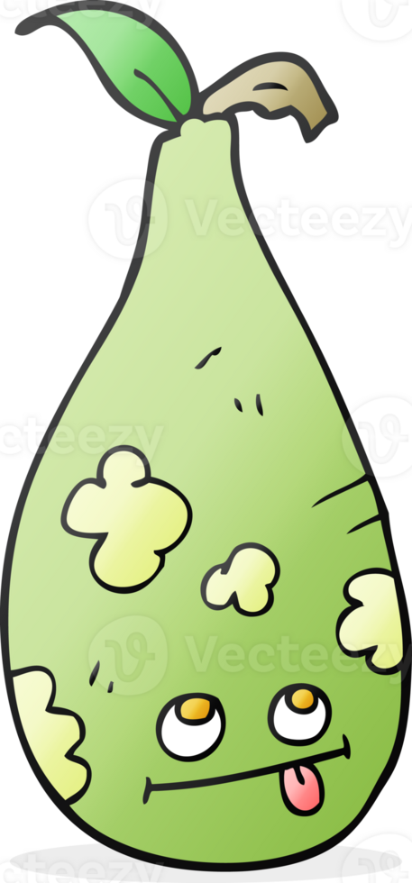 hand drawn cartoon pear png