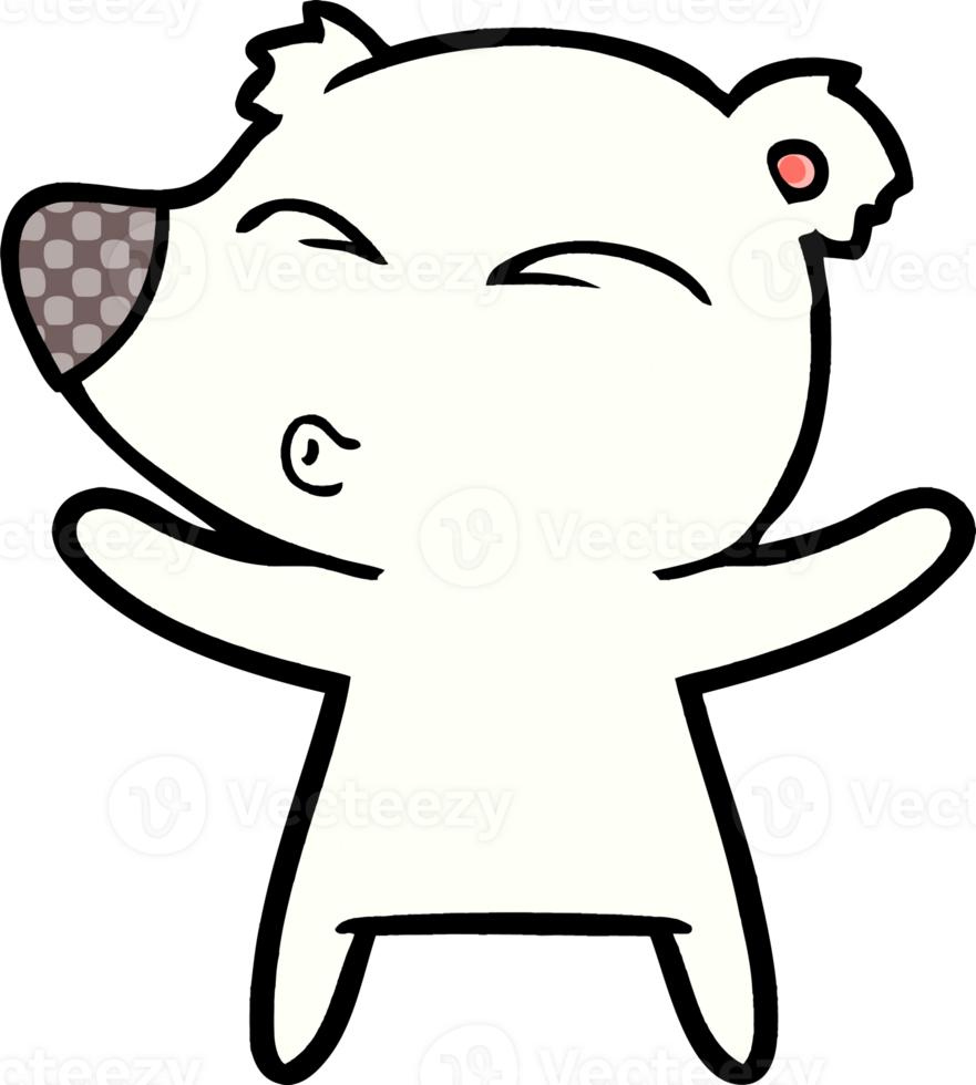 polar bear cartoon png