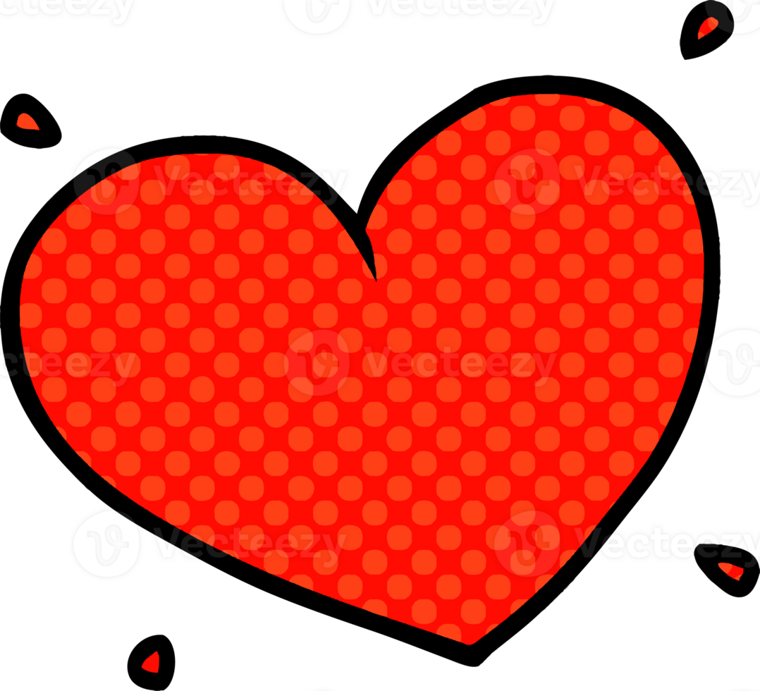 cartoon love heart png