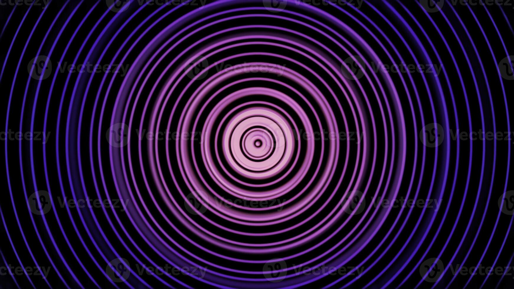 Abstract hypnotic colorful spiral. Animmation. Pulsating psychedelic circles with center. Colorful hypnotizing circles. Circular ripple background for music background photo