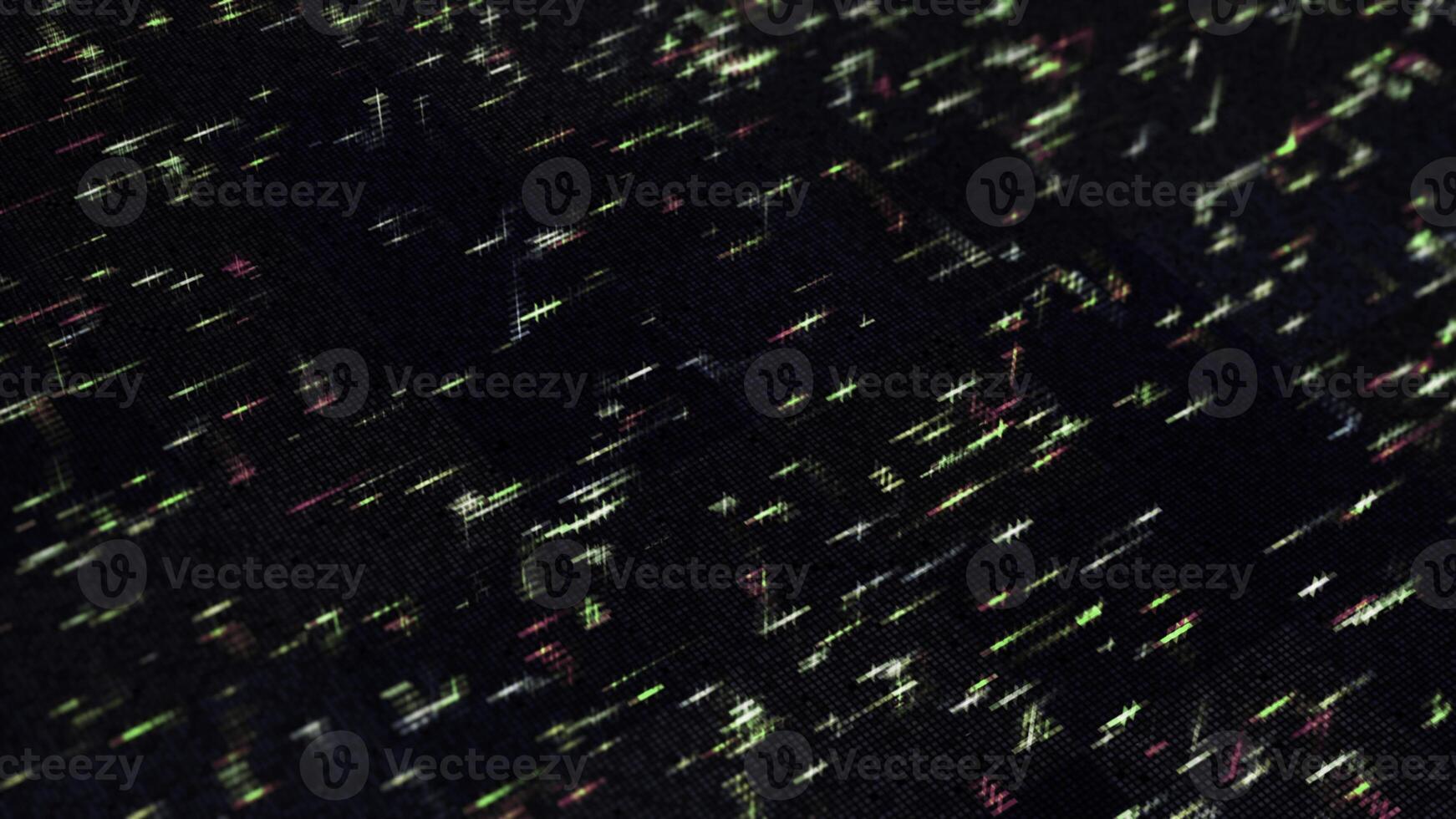 Abstract animation of digital abstract processes on the dark background. Animation. Software developer, programming, binary computer code with technology and connection concept. photo