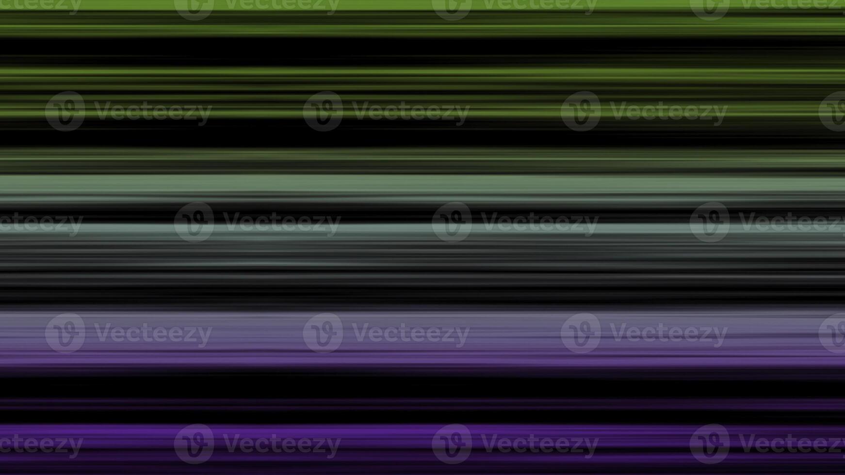 Abstract background with colorful horizontal lines on black background. Animation. Beautiful multi-colored lines move or flicker horizontally on black background photo