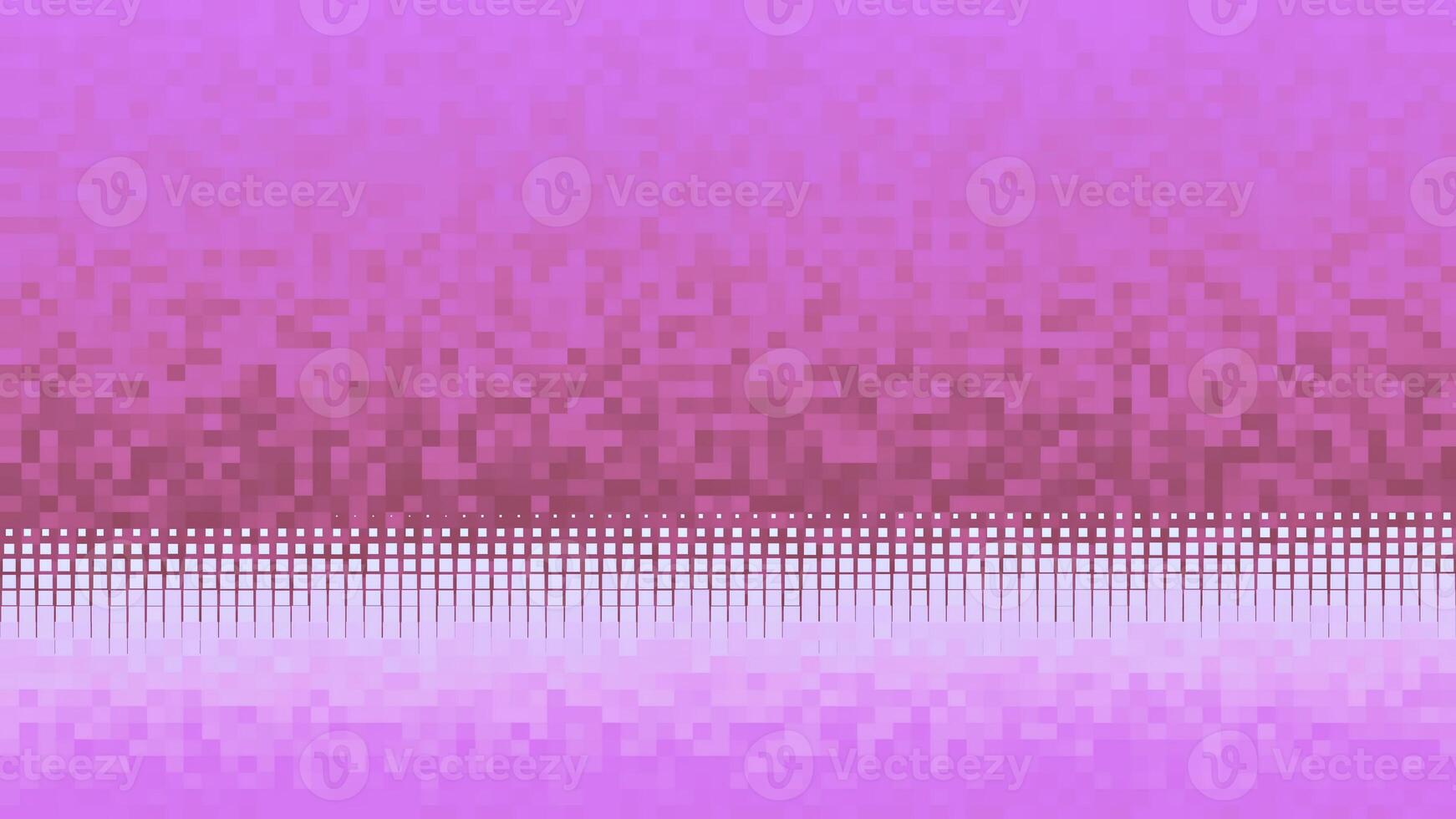 Bright color pixel background with gradient transition. Animtion. Colorful background of squares with seamless gradient transition photo