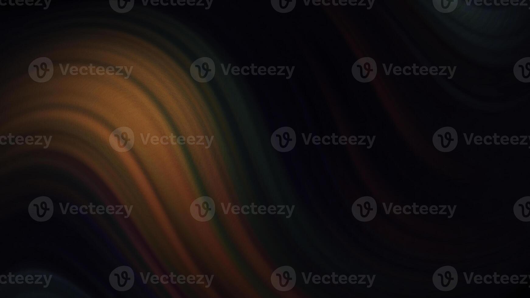 Abstract gradient flowing waves of dark colors, seamless loop. Motion. Curved colorful texture with smoothly moving light flares. photo
