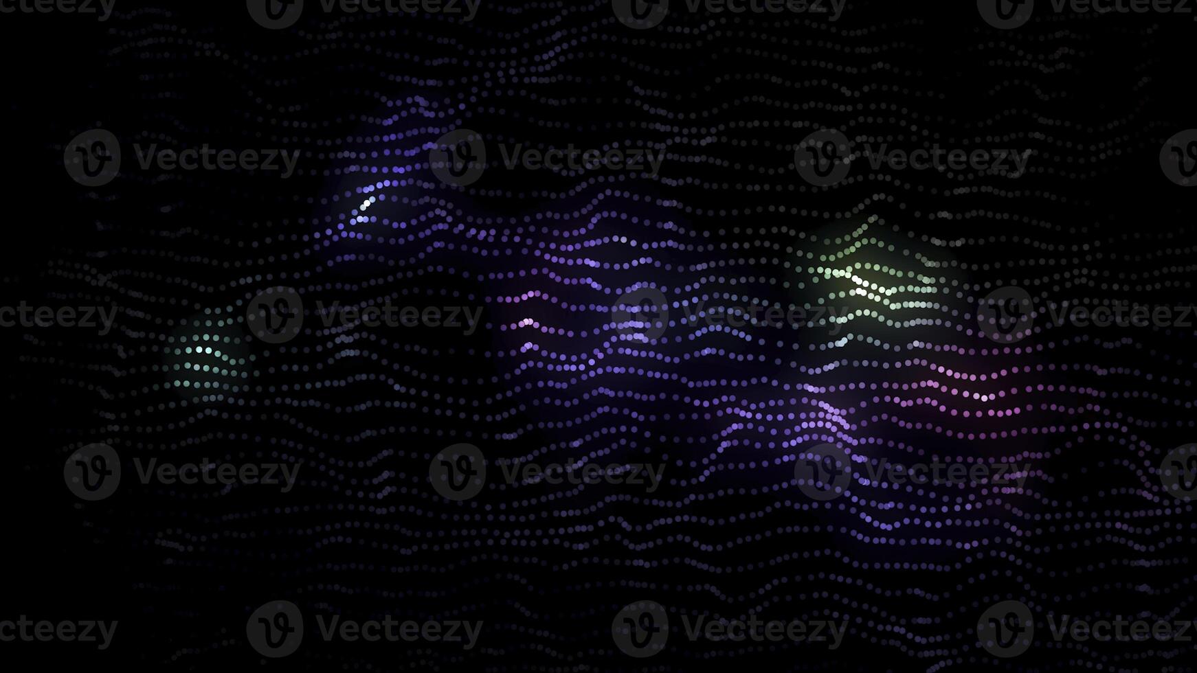 Beautiful and colorful blurred strays combined with small dot particles moving around through space. Colored dots moving in space. Excellent animation for your creative projects photo