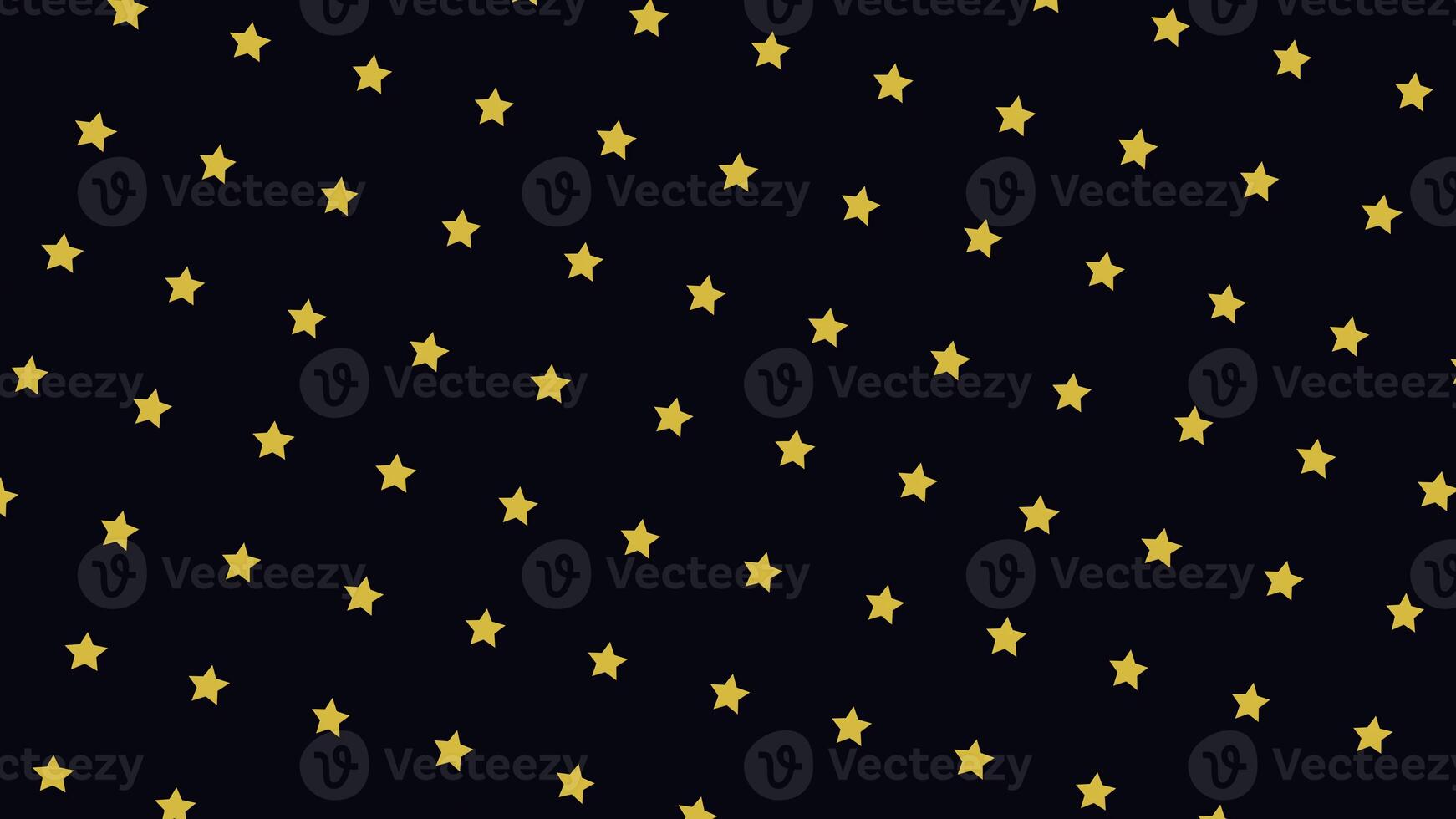Cute cartoon animation of the small stars moving upwards endlessly on black background. Animation. Seamless loop animation photo
