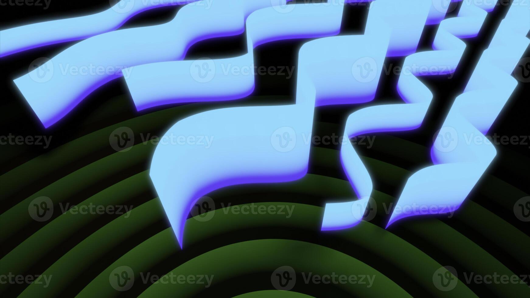 Moving wavy lines on spiral background. Design. Animation with moving wavy stripes in space. Wavy stripes move creating abstract maze pattern photo