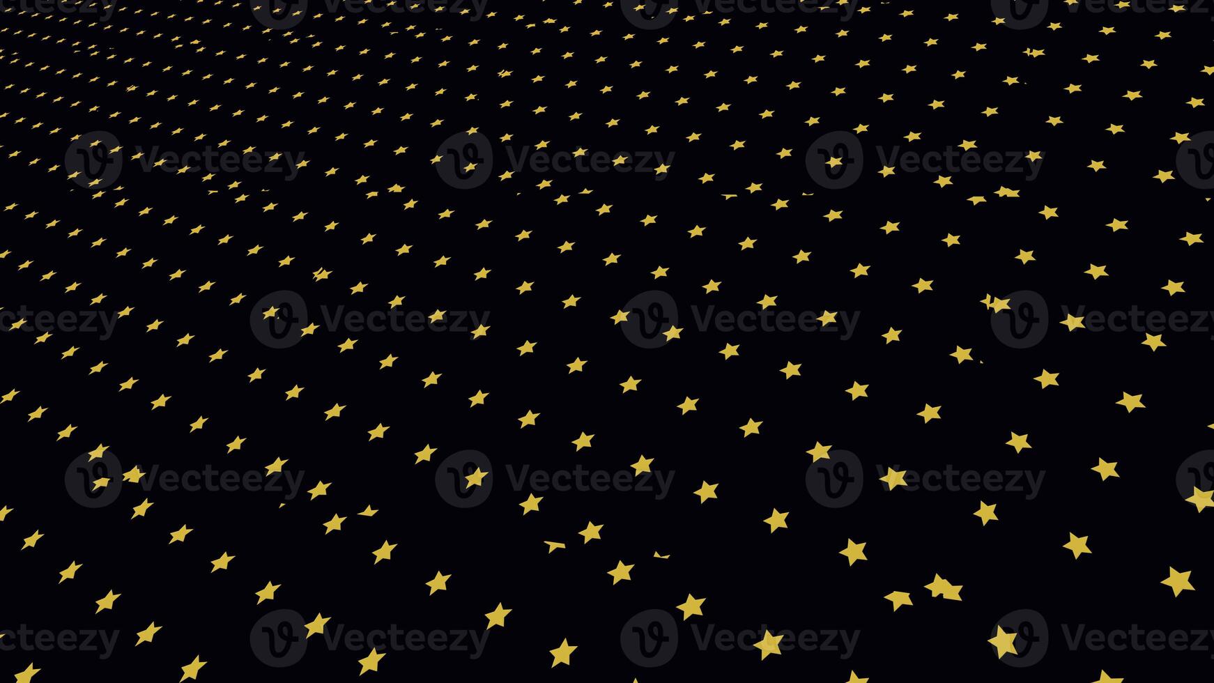 Rows of small same size stars moving and rotating. Animation. TIny spinning stars or snowflakes. photo