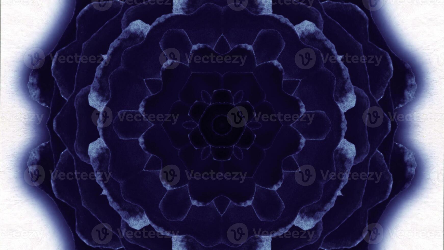 Abstract kaleidoscope background. Animation. Glowing lines creating symmetrical kaleidoscope structure. photo