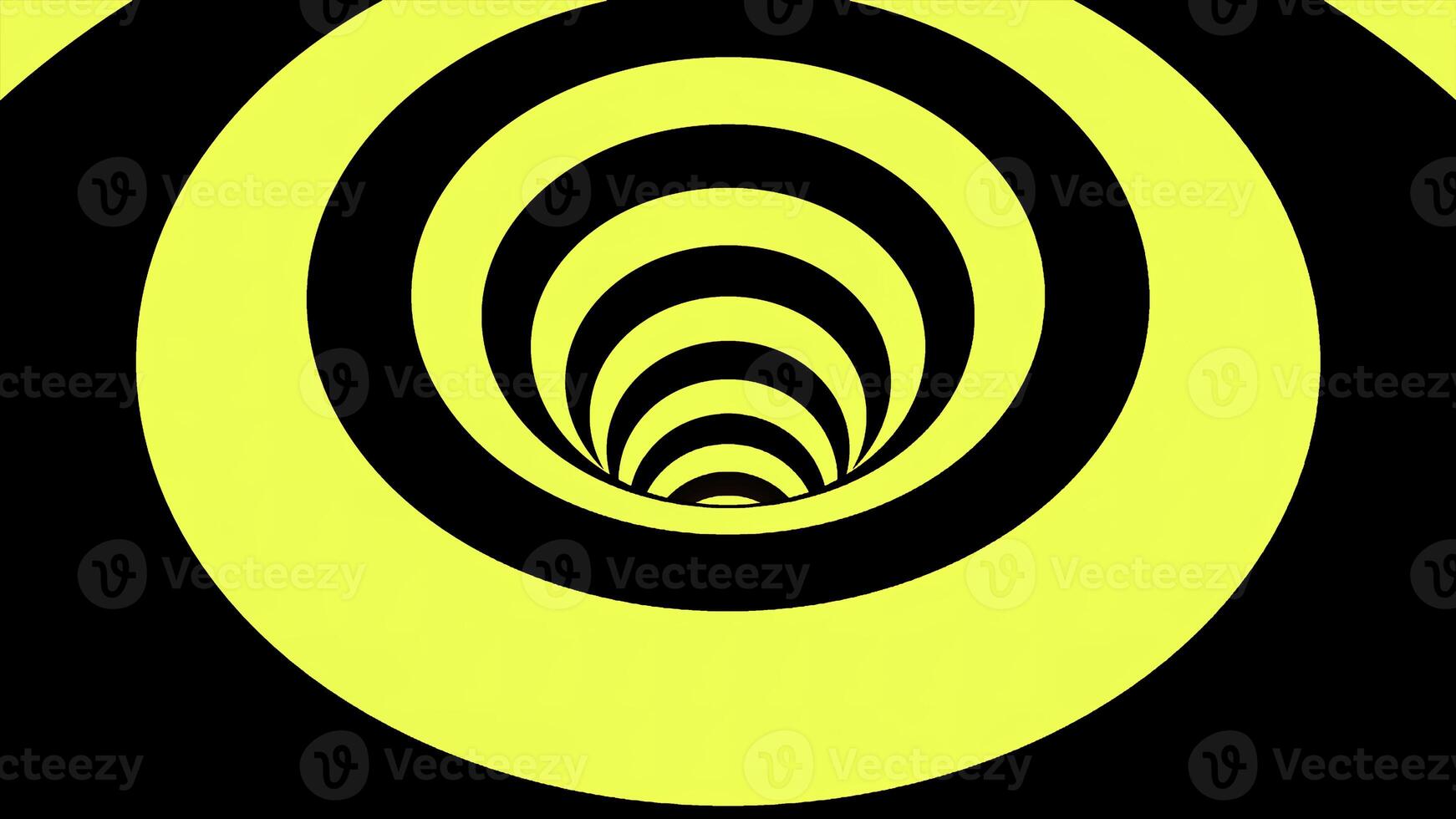 Green and black hypnotic spiral background. Animation. Contrasting optical illusion. photo