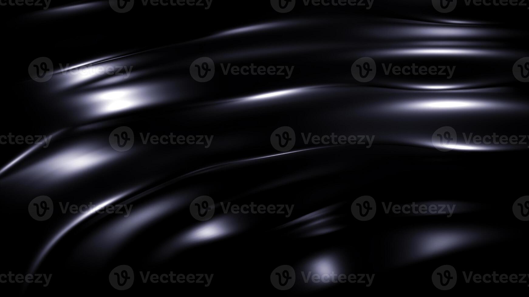 Abstract dark glossy background. Design. Spreading liquid wave rings. photo