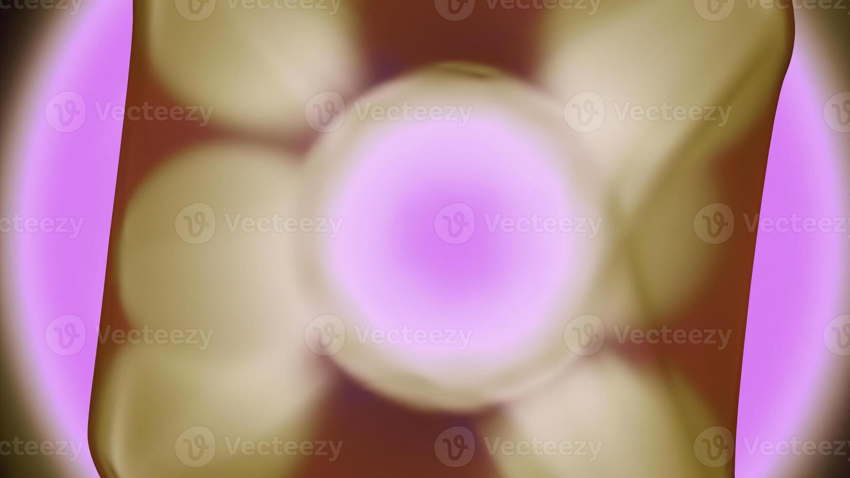 Division of cells of the virus, medical and scientific background. Design. Pink and lilac round shaped moving cells. photo