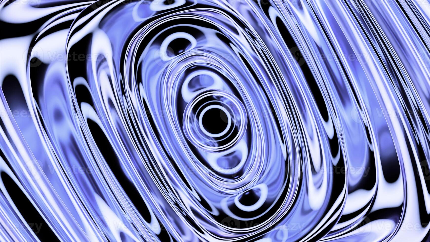 Abstract hypnotic liquid waves background. Design. Spreading rings of water of blue color. photo