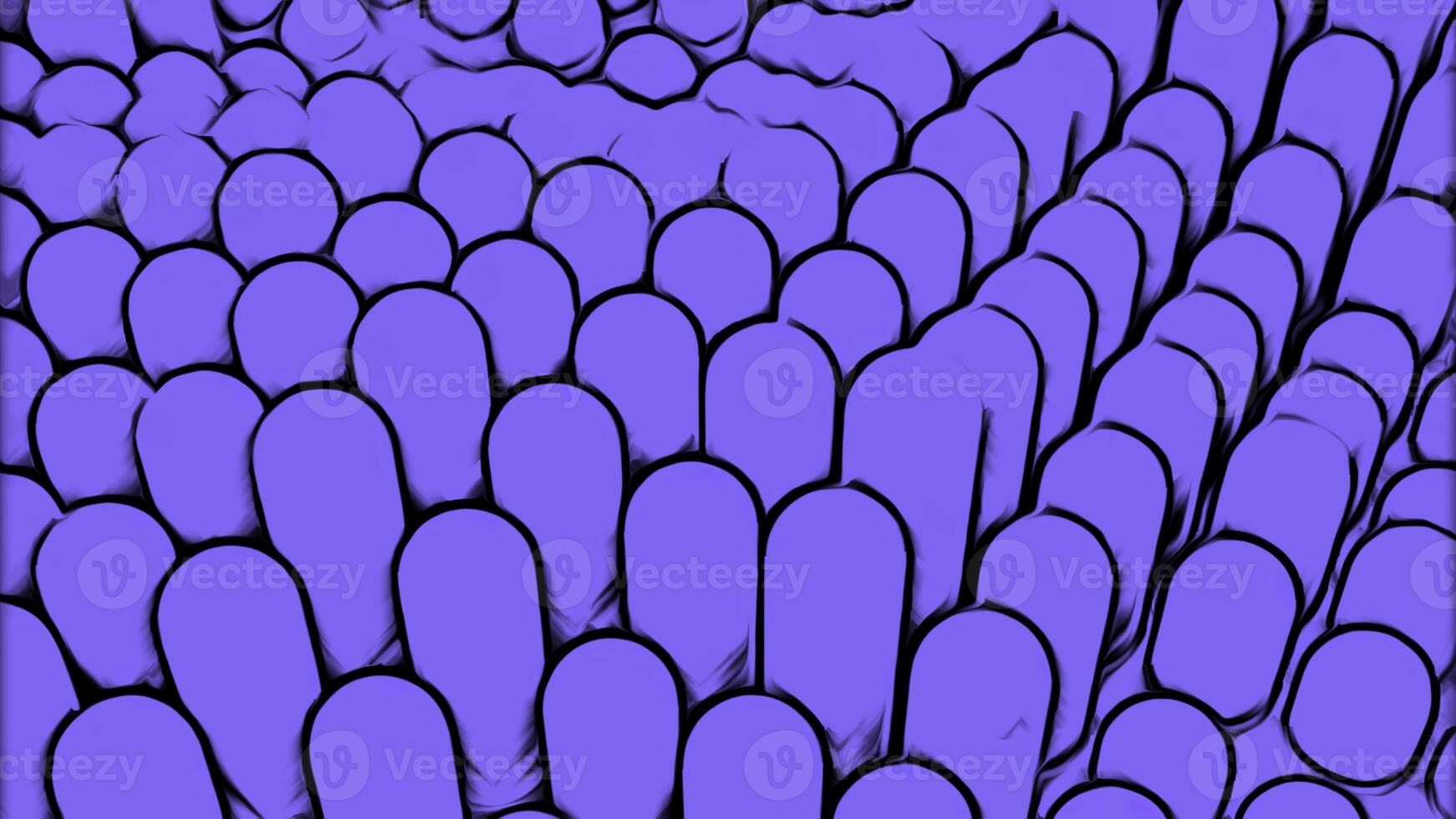 arriba y abajo corredizo columnas de púrpura color. diseño. dibujos animados estilo de ondulado antecedentes de largo 3d formas foto
