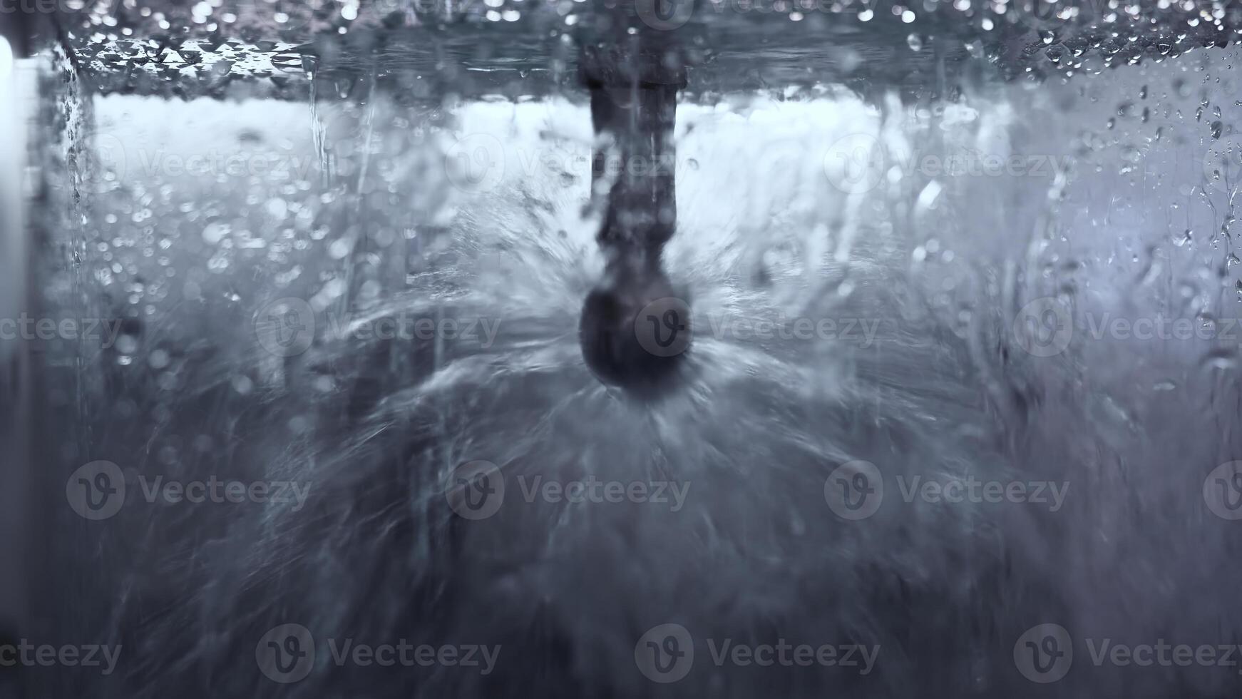 Equipment for pharmaceutical and chemical industry. Media. Close up of liquid inside glass container at the lab. photo