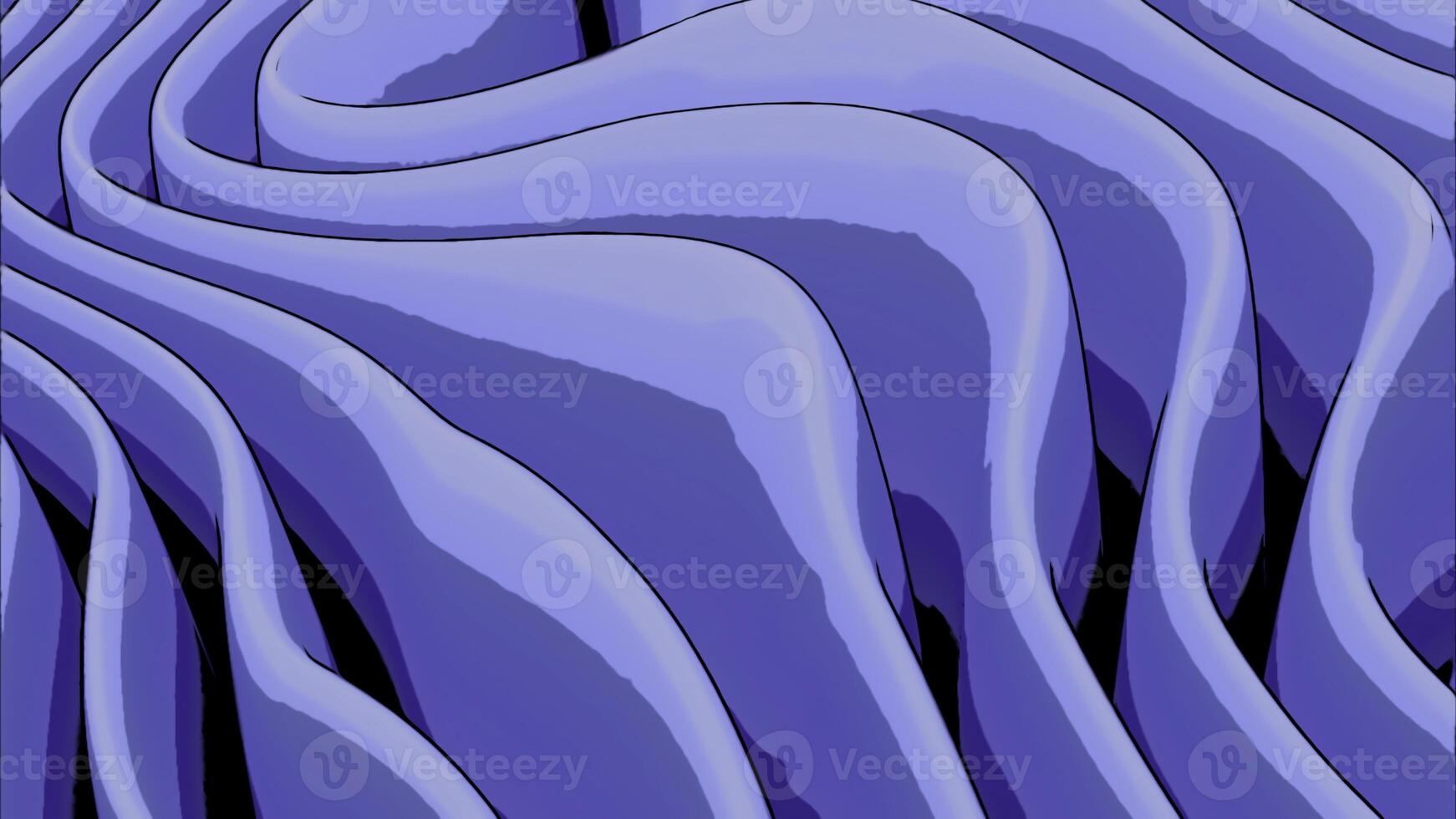 Smooth abstract liquid blue background. Design. Waving blue animated folding fabric. photo