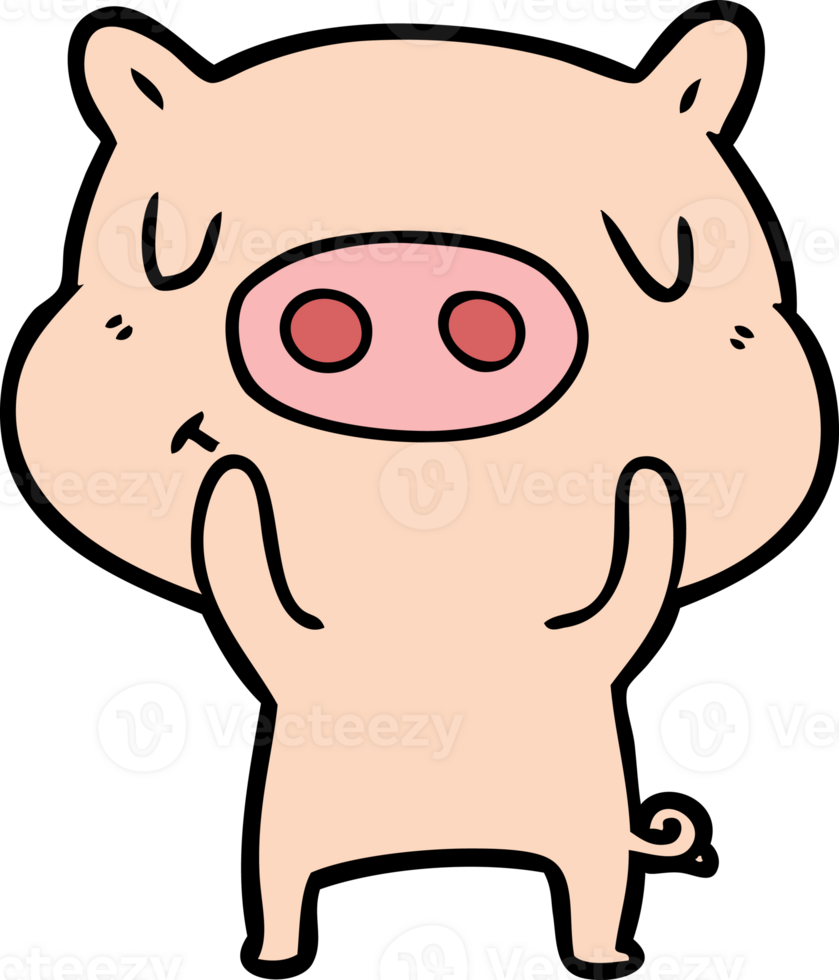 cartoon content pig png
