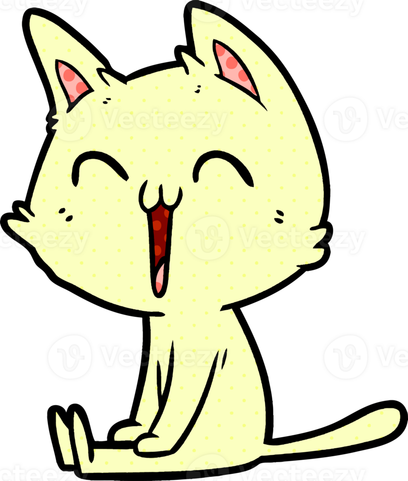 happy cartoon cat png