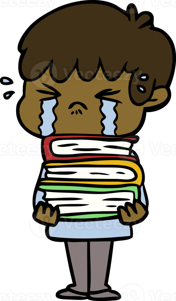 cartoon boy crying png