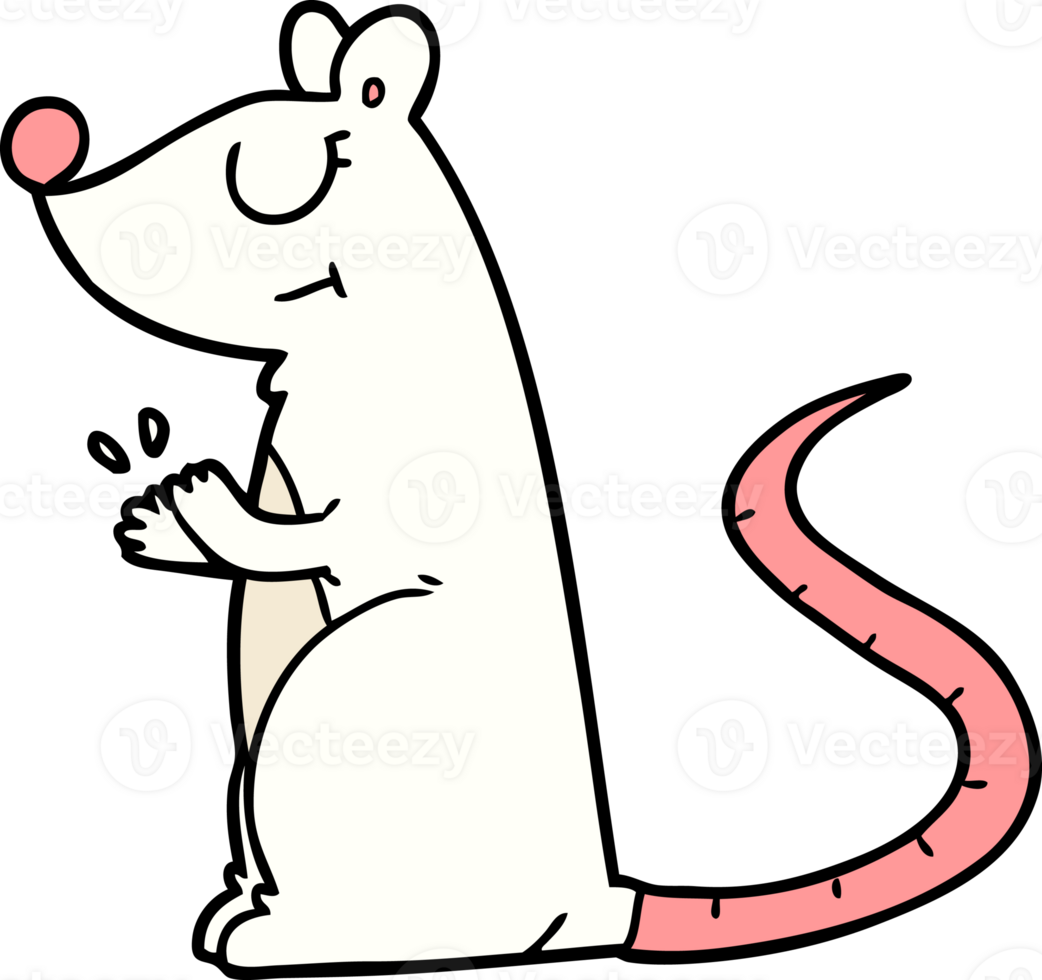 Cartoon weiße Maus png