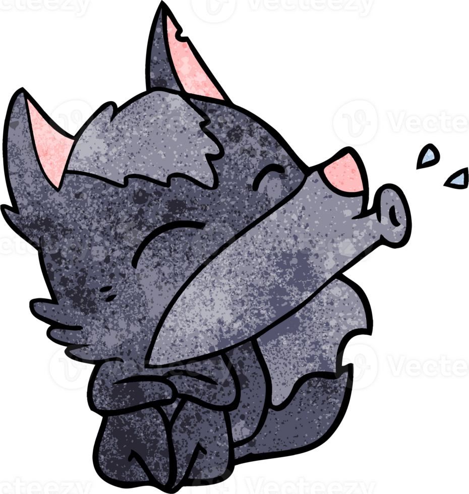 howling wolf cartoon png