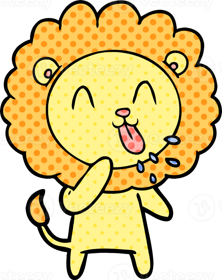 happy cartoon lion png