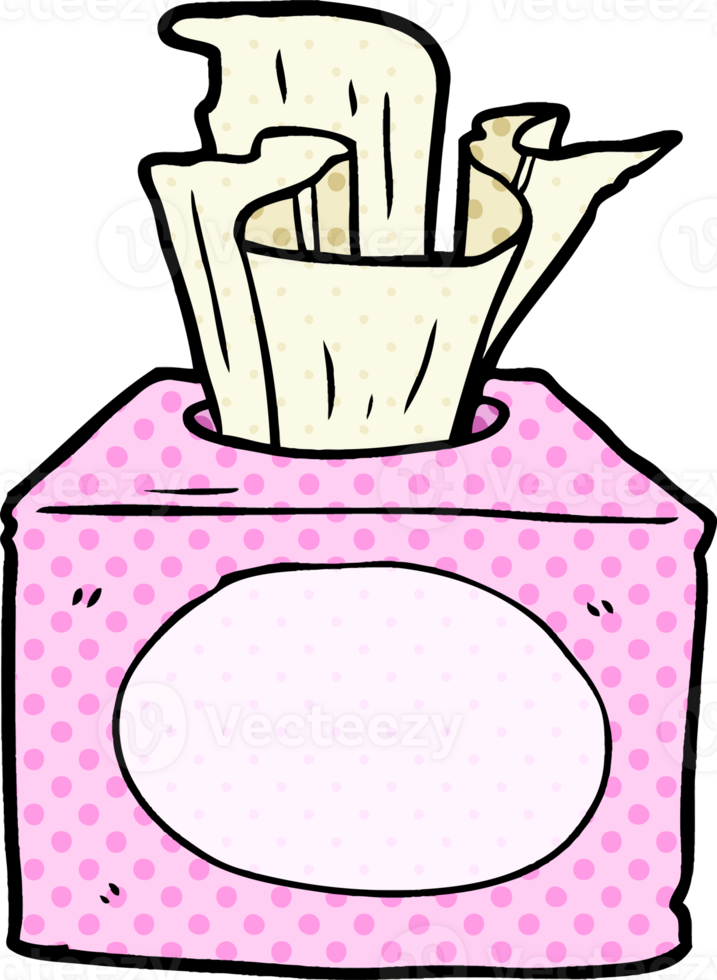 cartoon box of tissues png