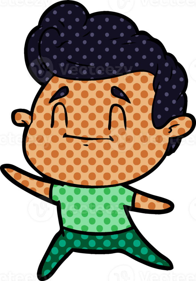 happy cartoon man png