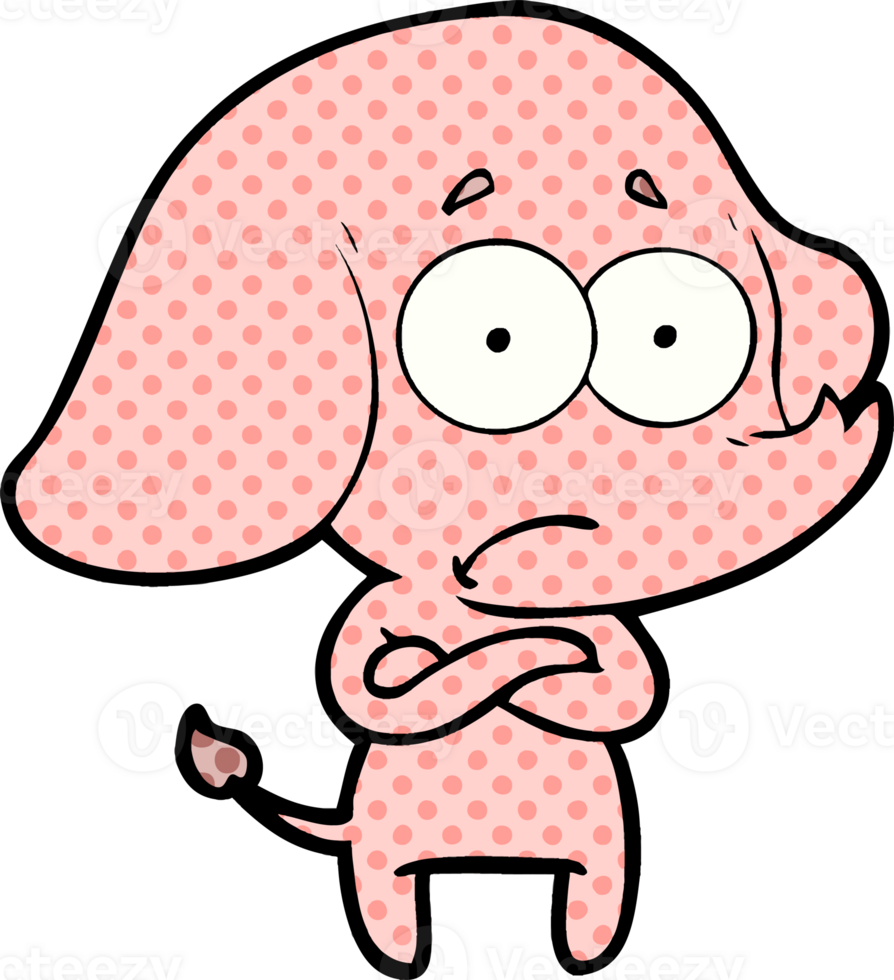 cartoon unsure elephant png