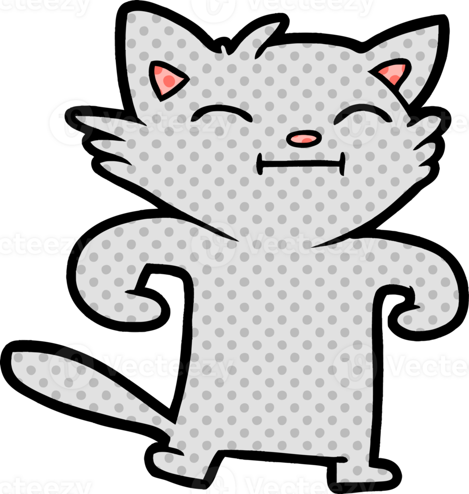 happy cartoon cat png