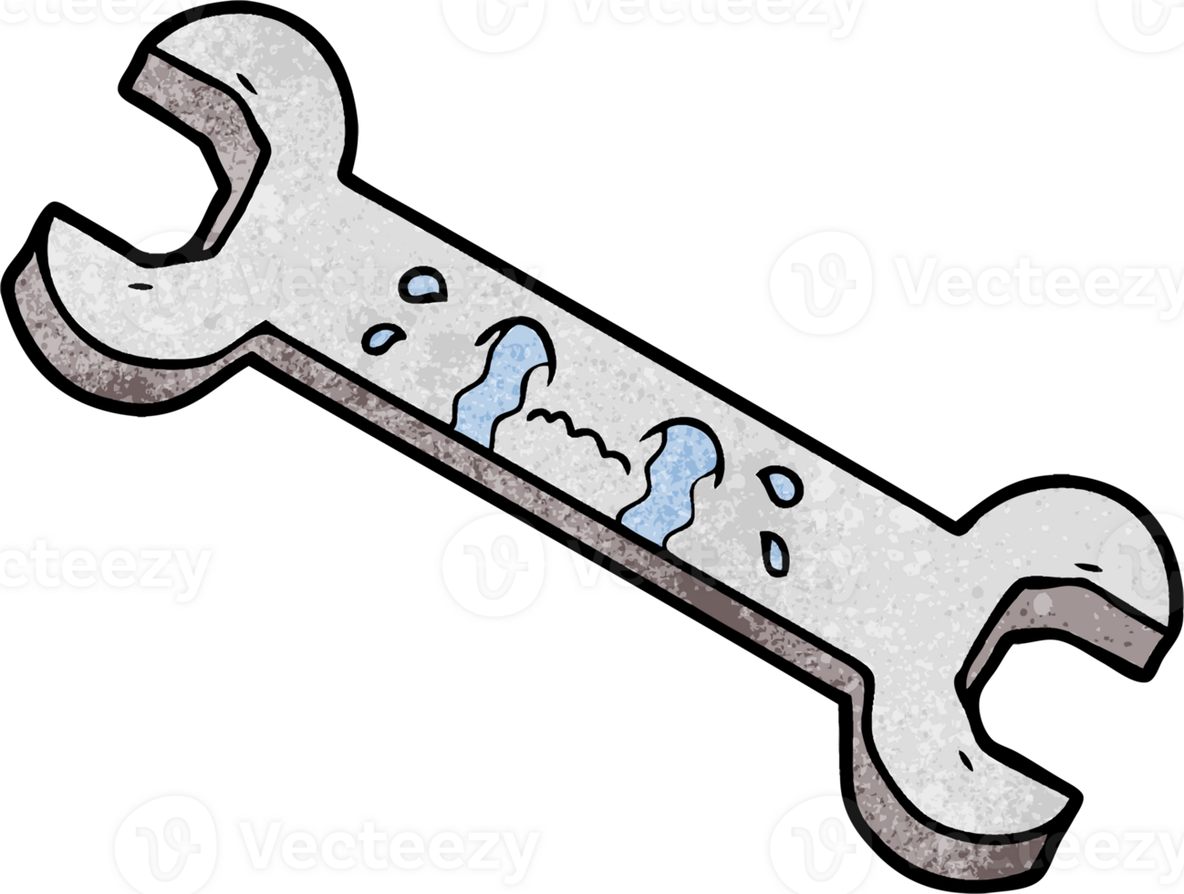 cartoon crying spanner png