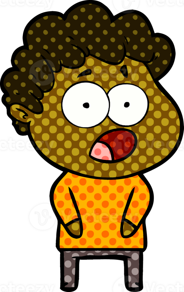 cartoon shocked man png