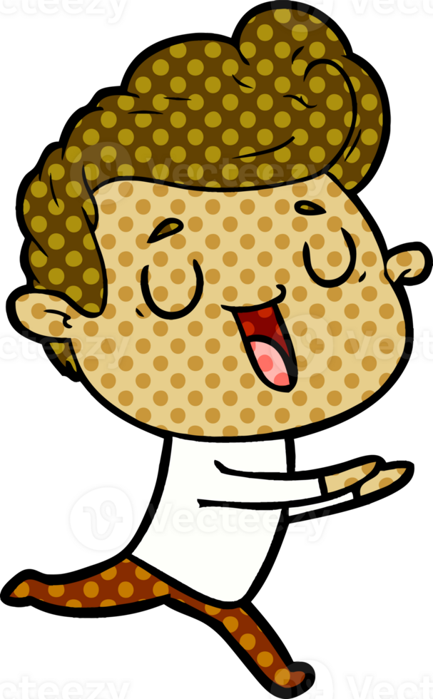 happy cartoon man png