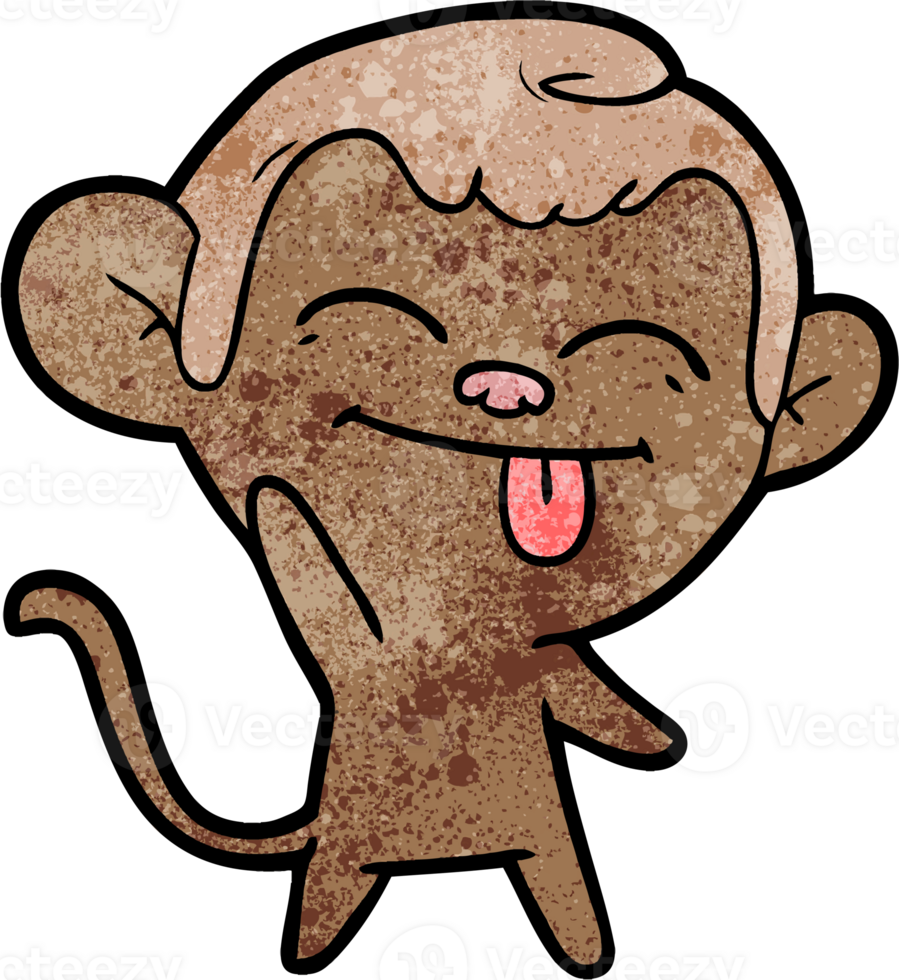 funny cartoon monkey waving png