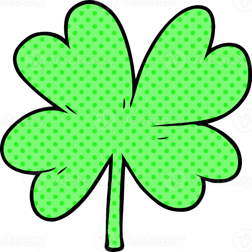 cartoon four leaf clover png