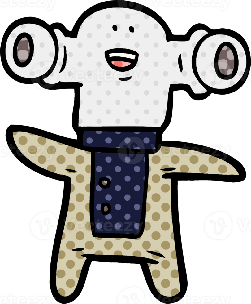 friendly cartoon alien png