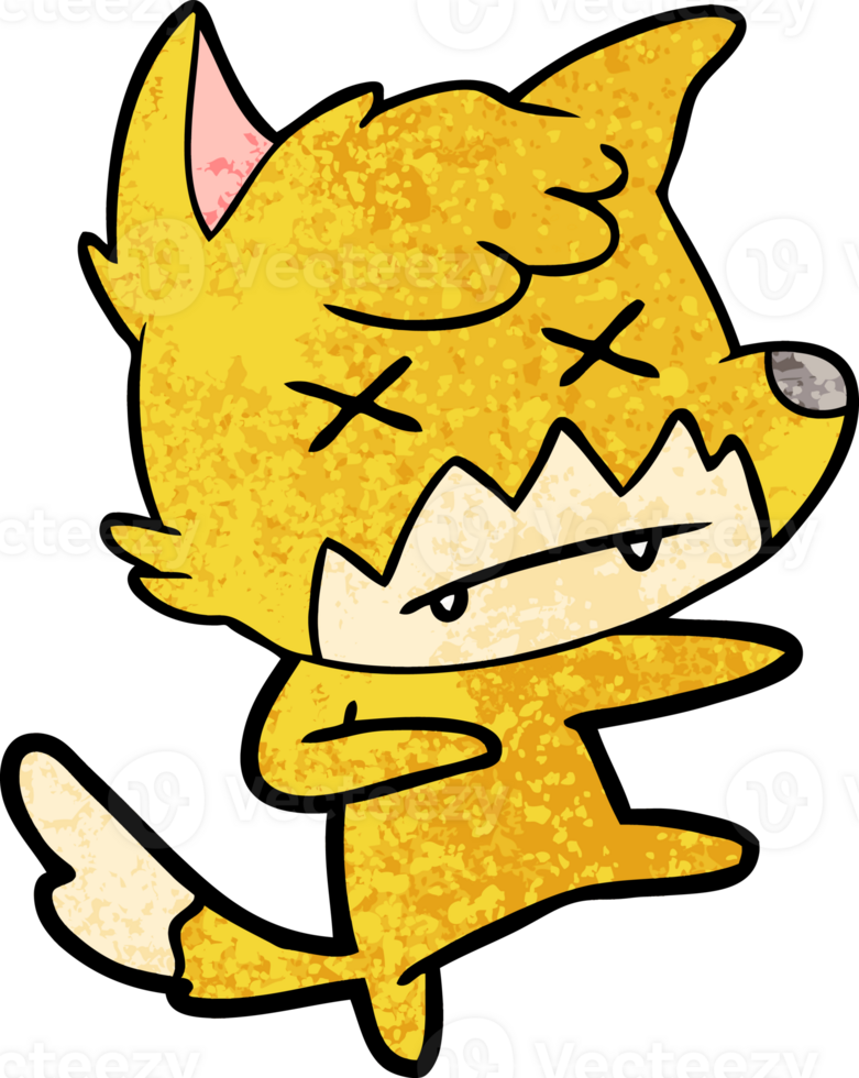 cartoon dead fox png
