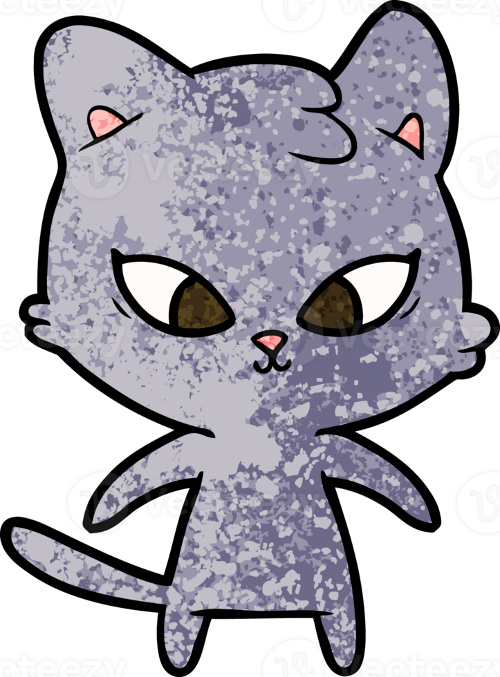 gato bonito dos desenhos animados png