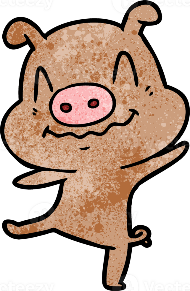 cerdo borracho de dibujos animados png