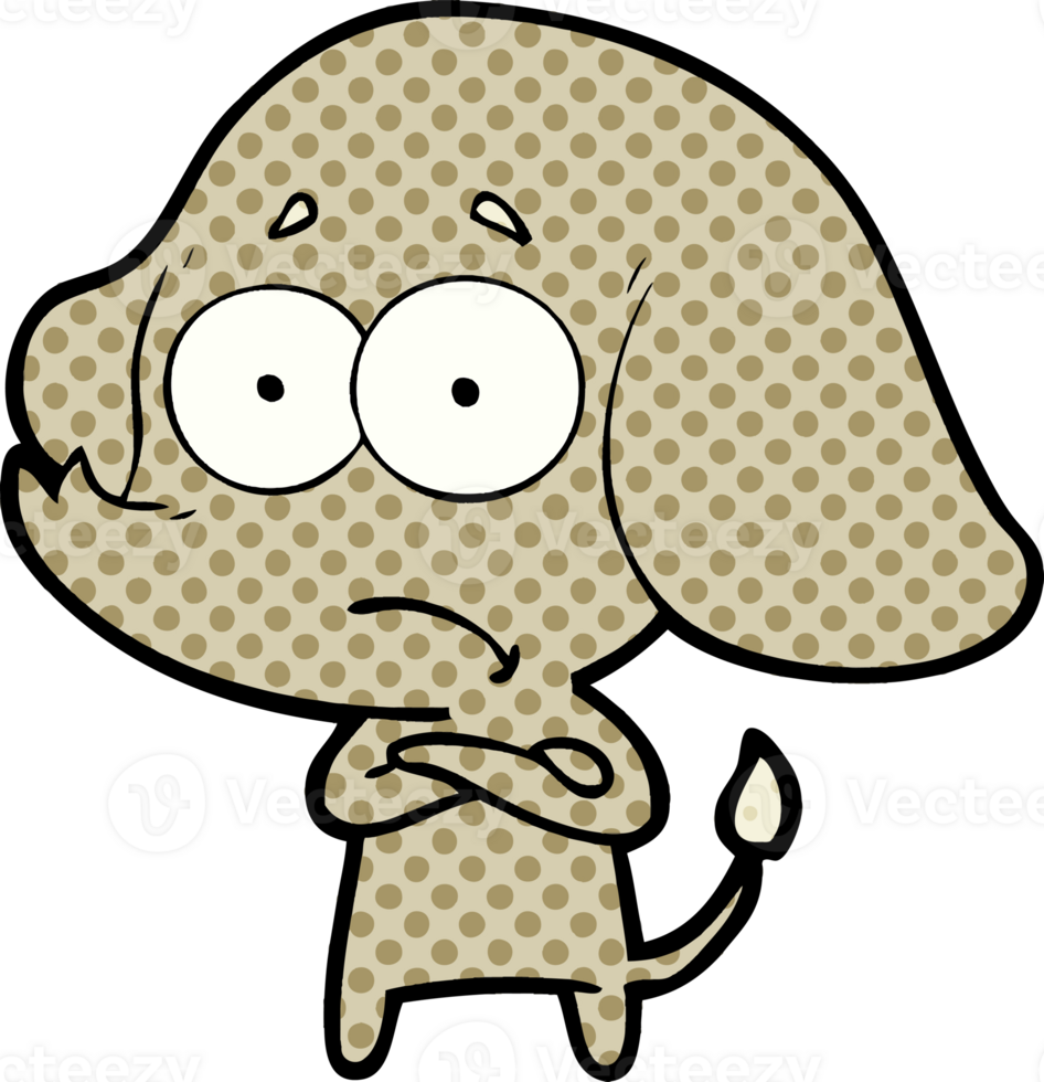 cartoon unsure elephant png