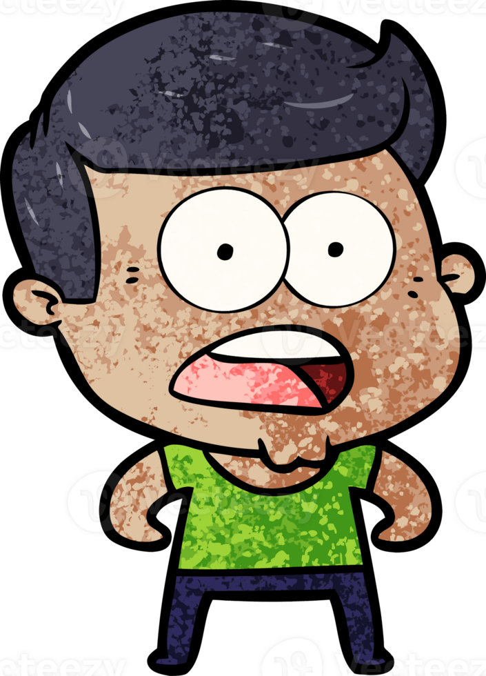 cartoon shocked man png