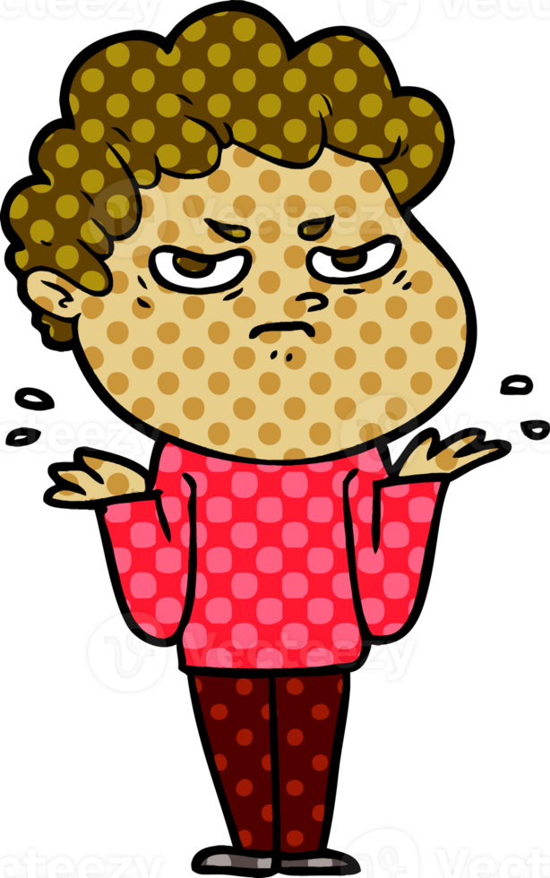 cartoon angry man png