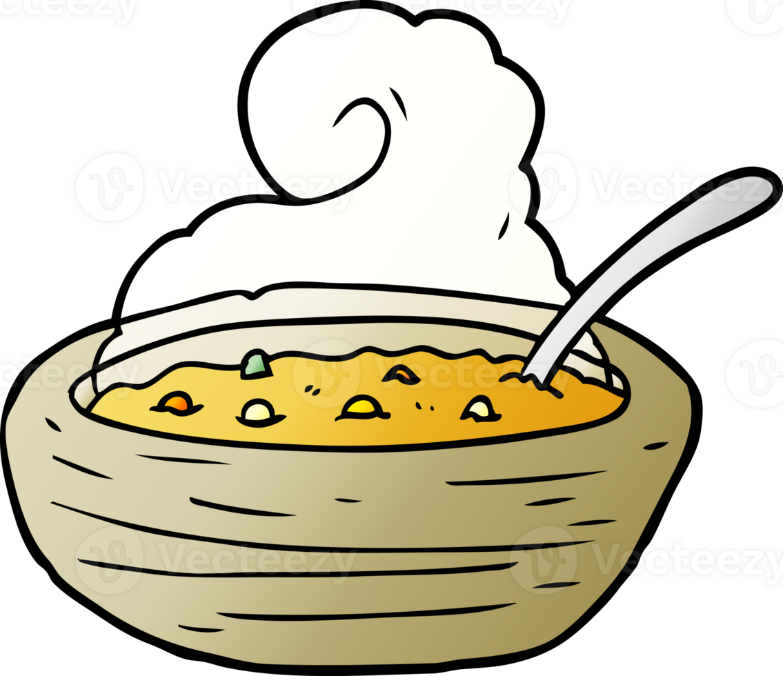 cartoon hot bowl of broth png