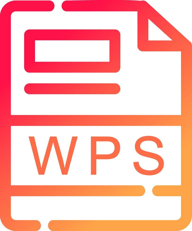 WPS Creative Icon Design vector