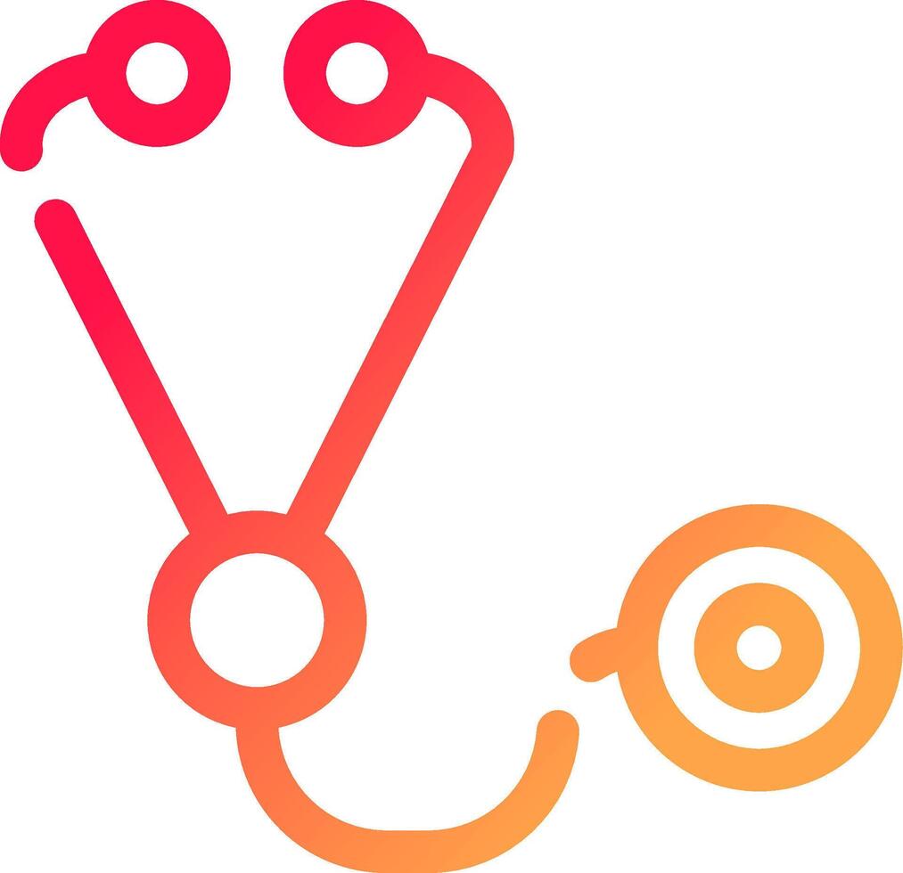 Stethoscope Creative Icon Design vector