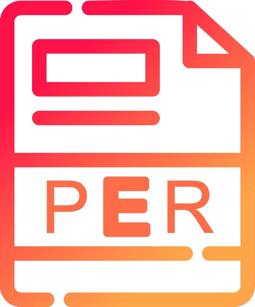 PER Creative Icon Design vector