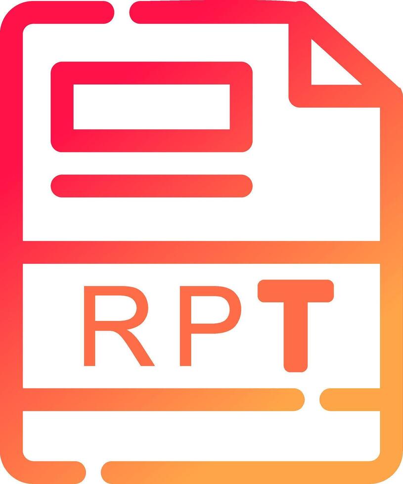 RPT Creative Icon Design vector